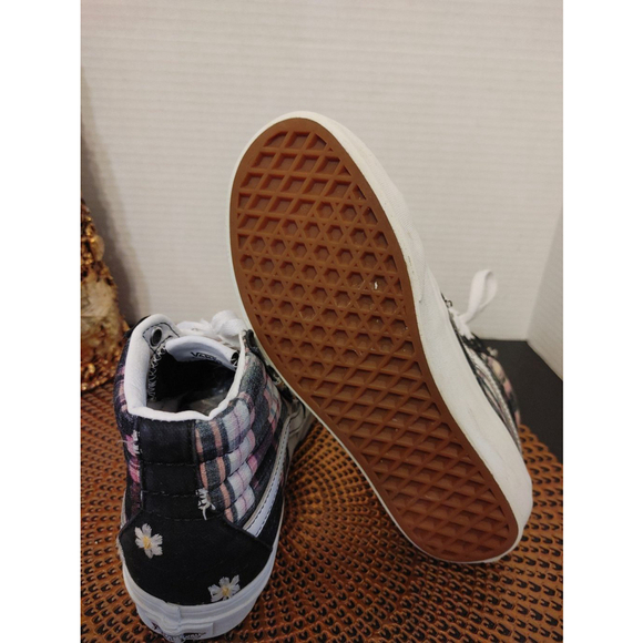 VANS Sk8 Hi Floral Plaid Size 5.5 - Picture 6 of 6